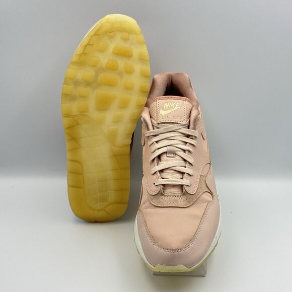 Nike Air Max 1 Premium Particle Beige Pink Women’s 10 454746-206 - Picture 7 of 11